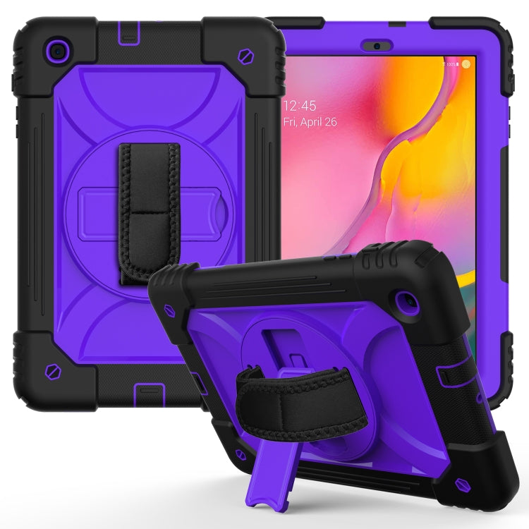 Shockproof PC + Silicone Combination Case with Holder & Hand Strap & Shoulder Strap