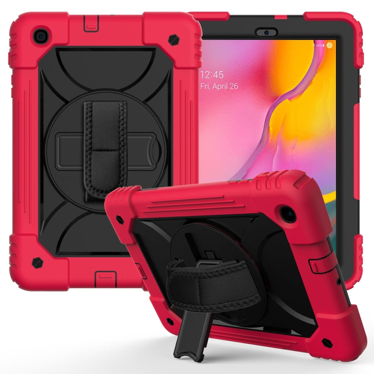 Shockproof PC + Silicone Combination Case with Holder & Hand Strap & Shoulder Strap