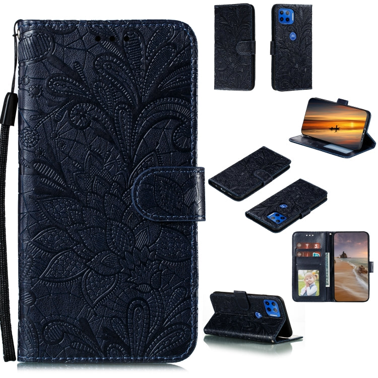 Lace Flower Horizontal Flip Leather Case with Holder & Card Slots & Wallet & Photo Frame, For Motorola Moto G5 Plus 5G, For Motorola Moto G Power, For Huawei Enjoy 20, For Huawei Honor 9X Lite