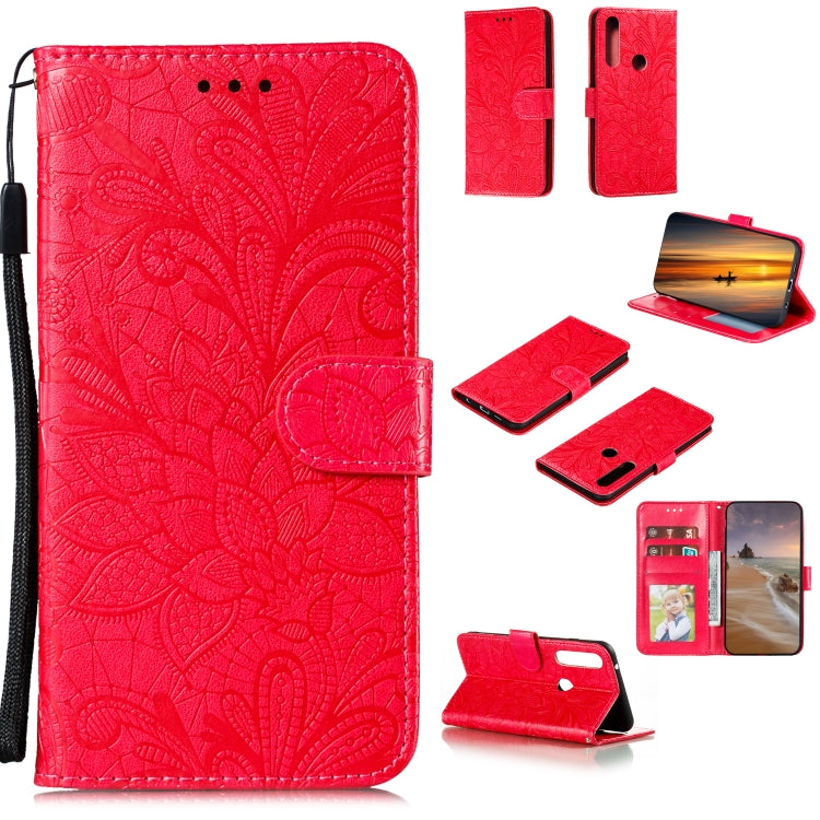 Lace Flower Horizontal Flip Leather Case with Holder & Card Slots & Wallet & Photo Frame, For Motorola Moto G5 Plus 5G, For Motorola Moto G Power, For Huawei Enjoy 20, For Huawei Honor 9X Lite