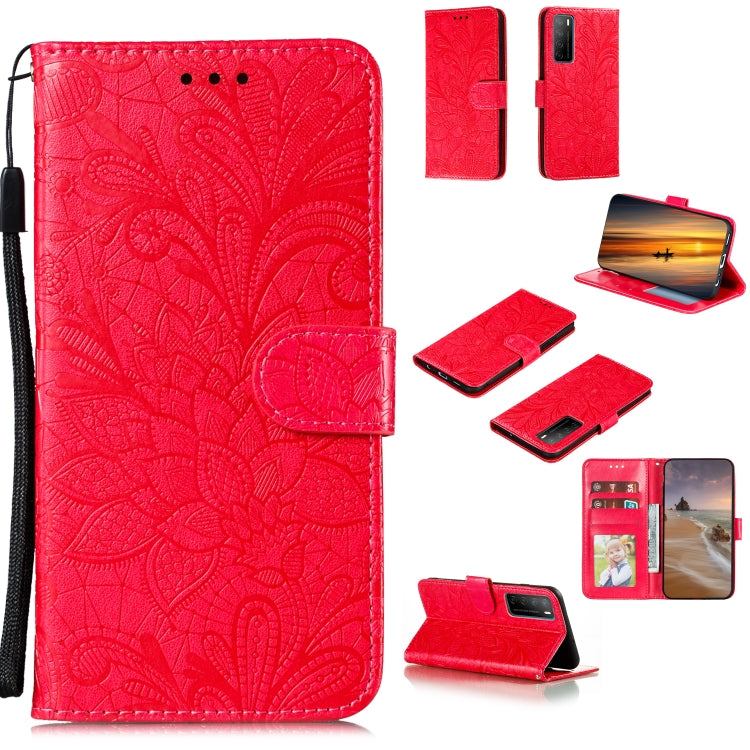 Lace Flower Horizontal Flip Leather Case with Holder & Card Slots & Wallet & Photo Frame, For Motorola Moto G5 Plus 5G, For Motorola Moto G Power, For Huawei Enjoy 20, For Huawei Honor 9X Lite