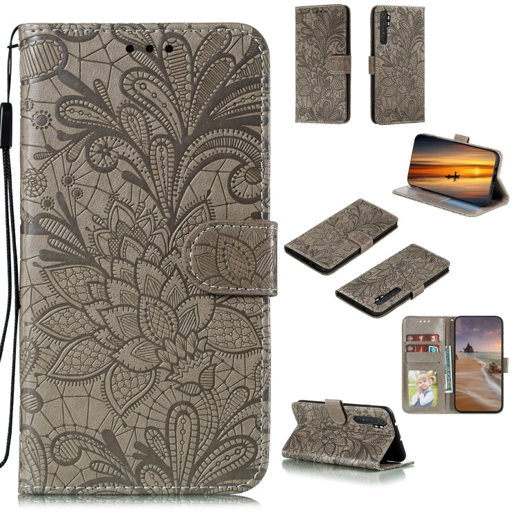 Lace Flower Horizontal Flip Leather Case with Holder & Card Slots & Wallet & Photo Frame, For Samsung Galaxy M31s, For Xiaomi Mi Note 10 Lite, For Motorola Moto G Stylus
