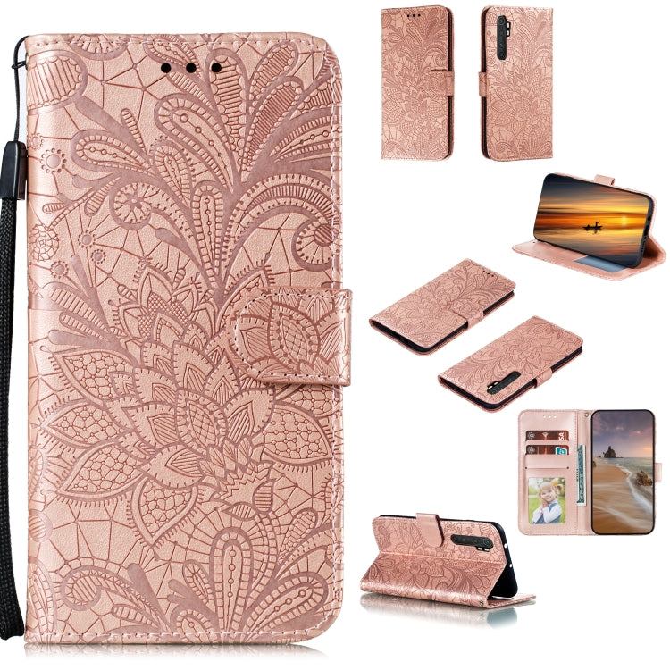 Lace Flower Horizontal Flip Leather Case with Holder & Card Slots & Wallet & Photo Frame, For Samsung Galaxy M31s, For Xiaomi Mi Note 10 Lite, For Motorola Moto G Stylus