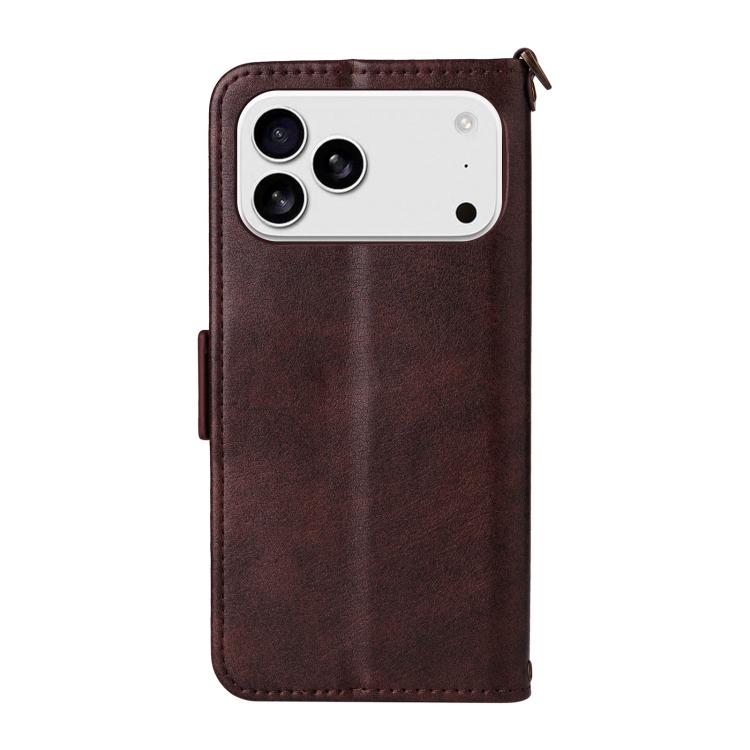 Multi-card Slots Crossbody Cowhide Leather Phone Case, For iPhone 17 Pro Max, For iPhone 17 Pro, For iPhone 17, For iPhone 17 Air