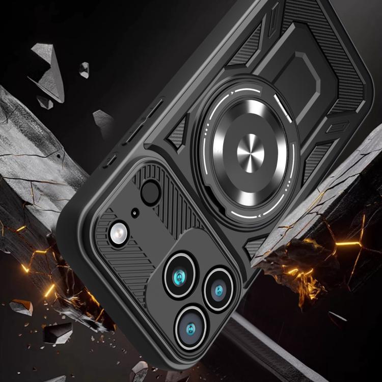 Armor Rotating Holder MagSafe Phone Case, For iPhone 17 Pro Max, For iPhone 17 Pro, For iPhone 17, For iPhone 17 Air