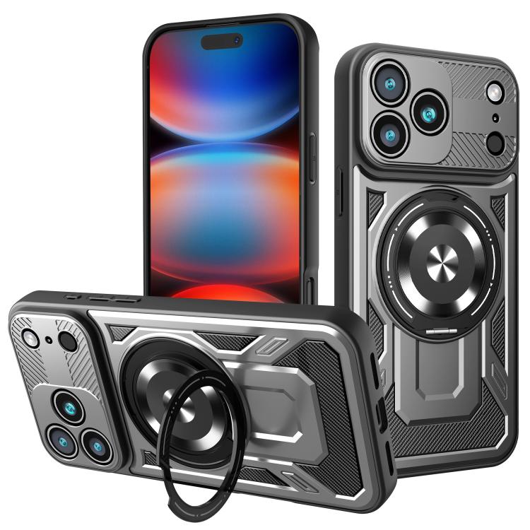 Armor Rotating Holder MagSafe Phone Case, For iPhone 17 Pro Max, For iPhone 17 Pro, For iPhone 17, For iPhone 17 Air