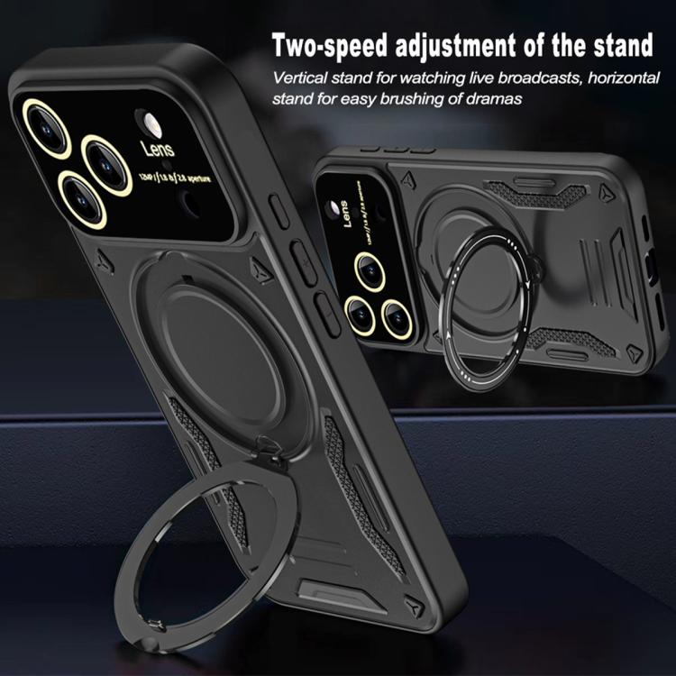 Large Window MagSafe Holder Phone Case, For iPhone 17 Pro Max, For iPhone 17 Pro, For iPhone 17, For iPhone 17 Air