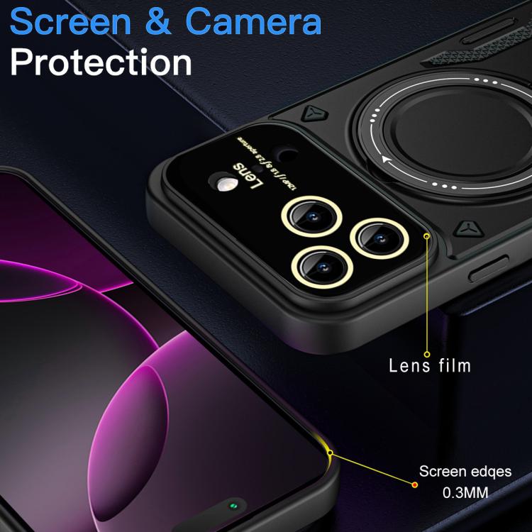 Large Window MagSafe Holder Phone Case, For iPhone 17 Pro Max, For iPhone 17 Pro, For iPhone 17, For iPhone 17 Air