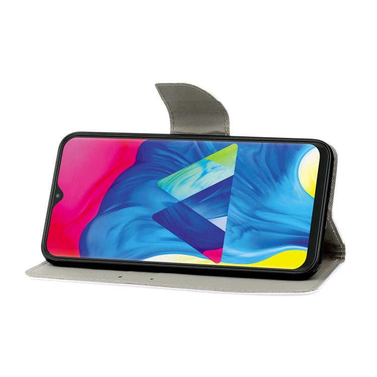 Coloured Drawing Pattern Horizontal Flip PU Leather Case with Holder & Card Slots & Wallet & Lanyard, For Samsung Galaxy A10 / M10