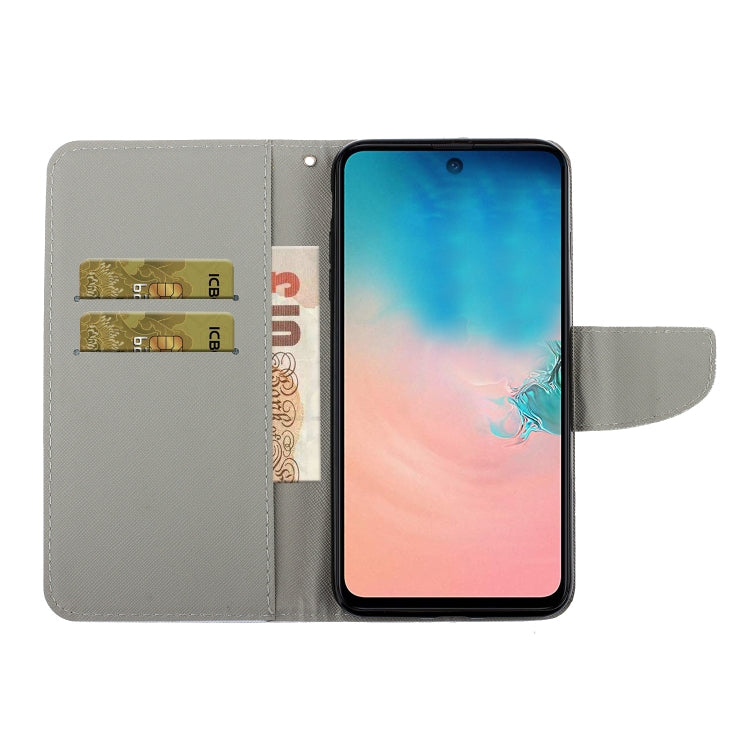 Coloured Drawing Pattern Horizontal Flip PU Leather Case with Holder & Card Slots & Wallet & Lanyard, For Samsung Galaxy Note 20