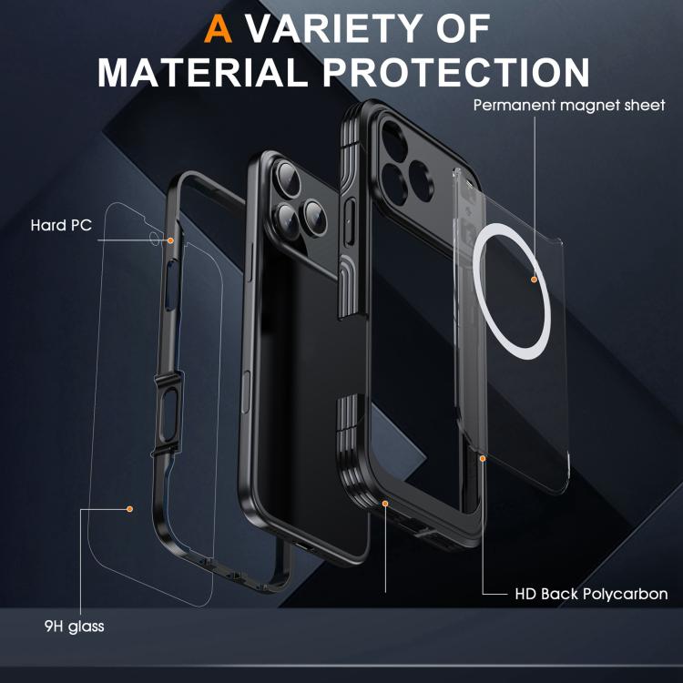 Life Waterproof MagSafe Magnetic Rugged Phone Case, For iPhone 17 Pro Max, For iPhone 17 Pro