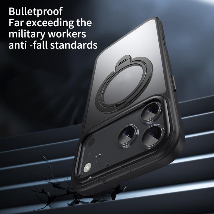 Double Ring MagSafe Magnetic Holder Phone Case, For iPhone 17 Pro Max, For iPhone 17 Pro, For iPhone 17, For iPhone 17 Air