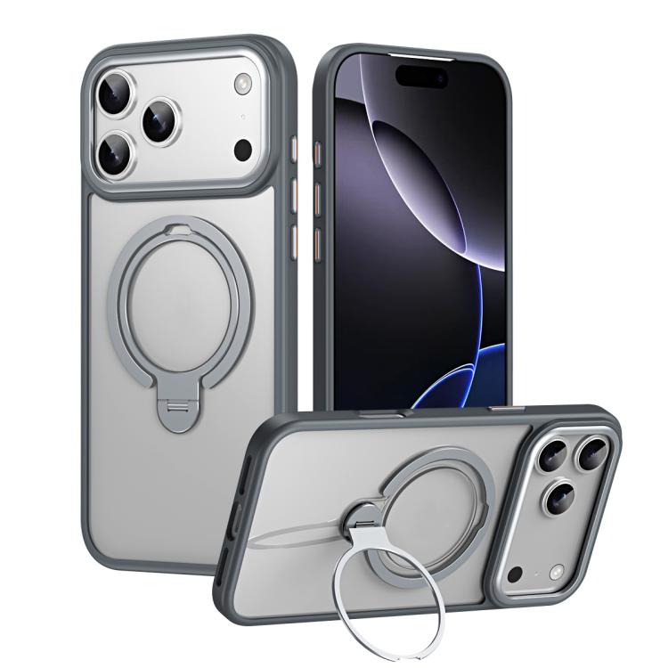 Double Ring MagSafe Magnetic Holder Phone Case, For iPhone 17 Pro Max, For iPhone 17 Pro, For iPhone 17, For iPhone 17 Air
