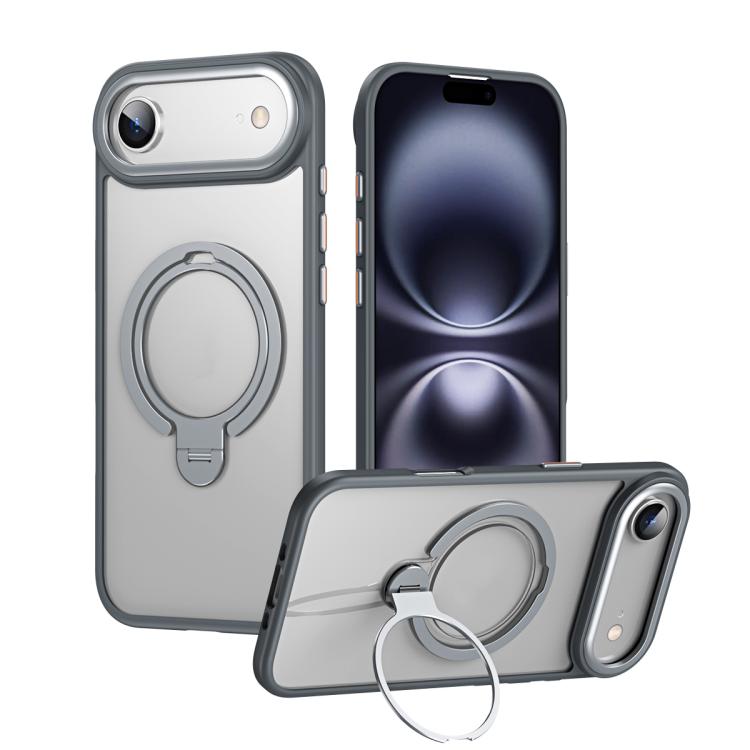 Double Ring MagSafe Magnetic Holder Phone Case, For iPhone 17 Pro Max, For iPhone 17 Pro, For iPhone 17, For iPhone 17 Air