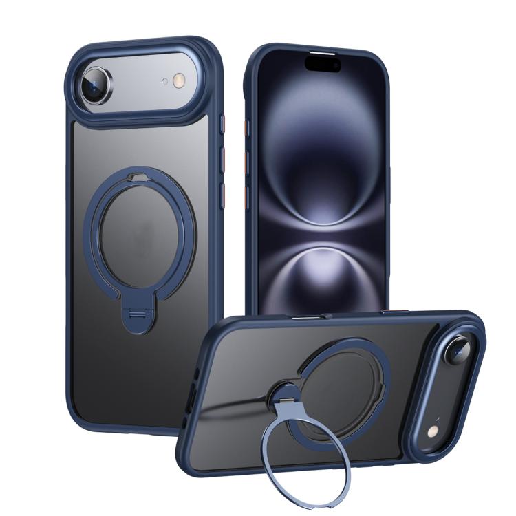 Double Ring MagSafe Magnetic Holder Phone Case, For iPhone 17 Pro Max, For iPhone 17 Pro, For iPhone 17, For iPhone 17 Air