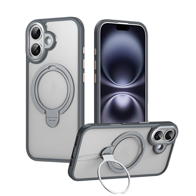 Double Ring MagSafe Magnetic Holder Phone Case, For iPhone 17 Pro Max, For iPhone 17 Pro, For iPhone 17, For iPhone 17 Air