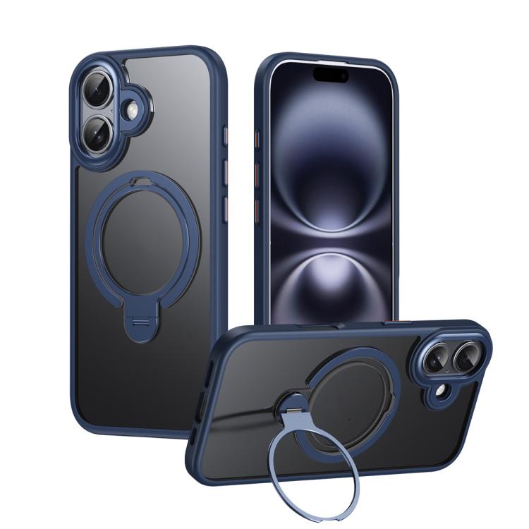 Double Ring MagSafe Magnetic Holder Phone Case, For iPhone 17 Pro Max, For iPhone 17 Pro, For iPhone 17, For iPhone 17 Air