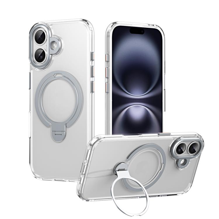 Double Ring MagSafe Magnetic Holder Phone Case, For iPhone 17 Pro Max, For iPhone 17 Pro, For iPhone 17, For iPhone 17 Air