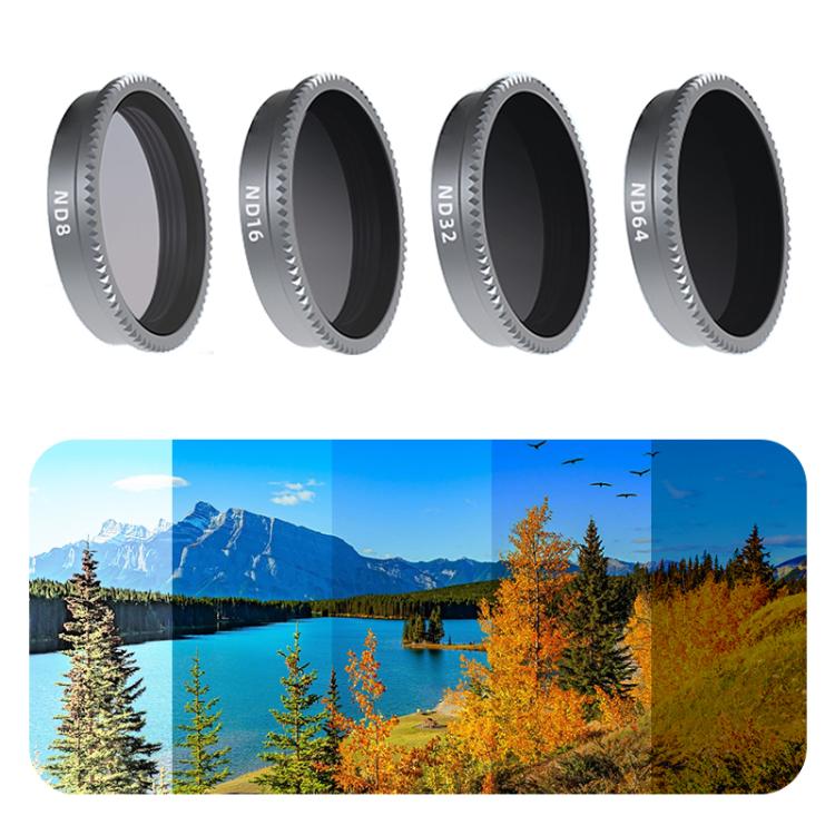 For Insta360 GO 3 Camera Lens Filter, CPL, ND8, ND16, ND32, ND64, 4 in 1 ND8-64