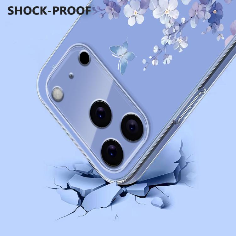 Flower Pattern Painted TPU Phone Case, For iPhone 17 Pro Max, For iPhone 17 Pro, For iPhone 17, For iPhone 17 Air