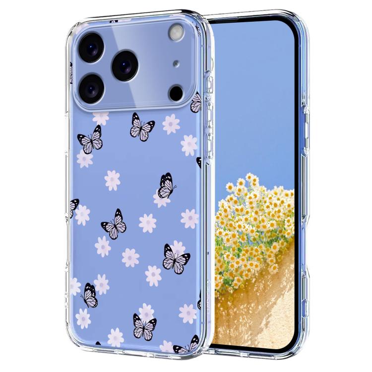 Flower Pattern Painted TPU Phone Case, For iPhone 17 Pro Max, For iPhone 17 Pro, For iPhone 17, For iPhone 17 Air
