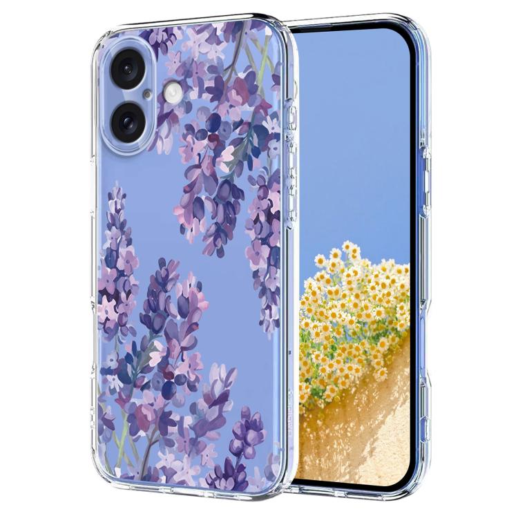 Flower Pattern Painted TPU Phone Case, For iPhone 17 Pro Max, For iPhone 17 Pro, For iPhone 17, For iPhone 17 Air