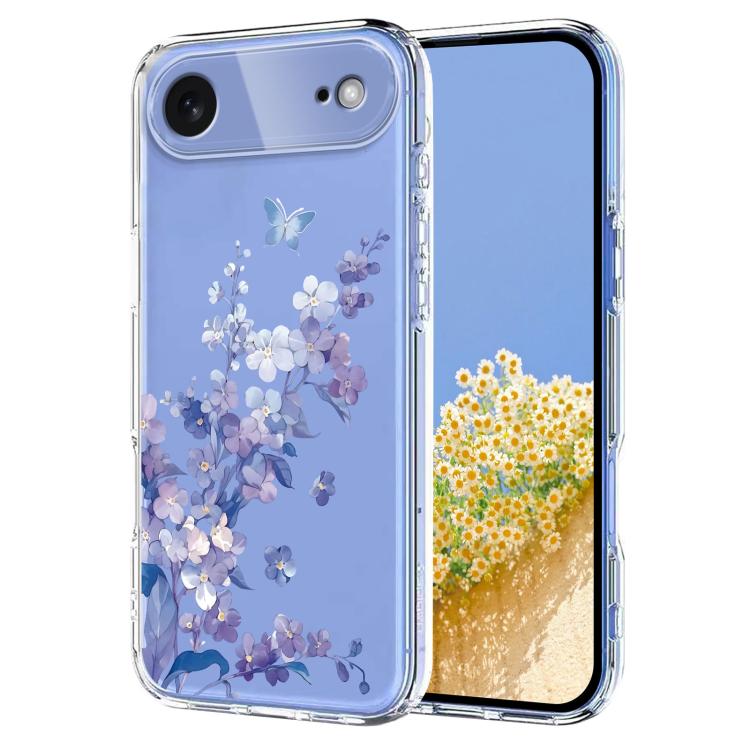 Flower Pattern Painted TPU Phone Case, For iPhone 17 Pro Max, For iPhone 17 Pro, For iPhone 17, For iPhone 17 Air