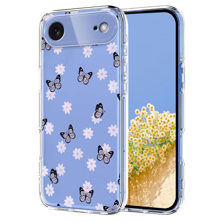 Flower Pattern Painted TPU Phone Case, For iPhone 17 Pro Max, For iPhone 17 Pro, For iPhone 17, For iPhone 17 Air