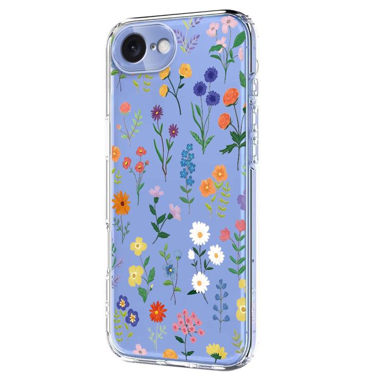 Flower Pattern Painted TPU Phone Case, For iPhone 17 Pro Max, For iPhone 17 Pro, For iPhone 17, For iPhone 17 Air