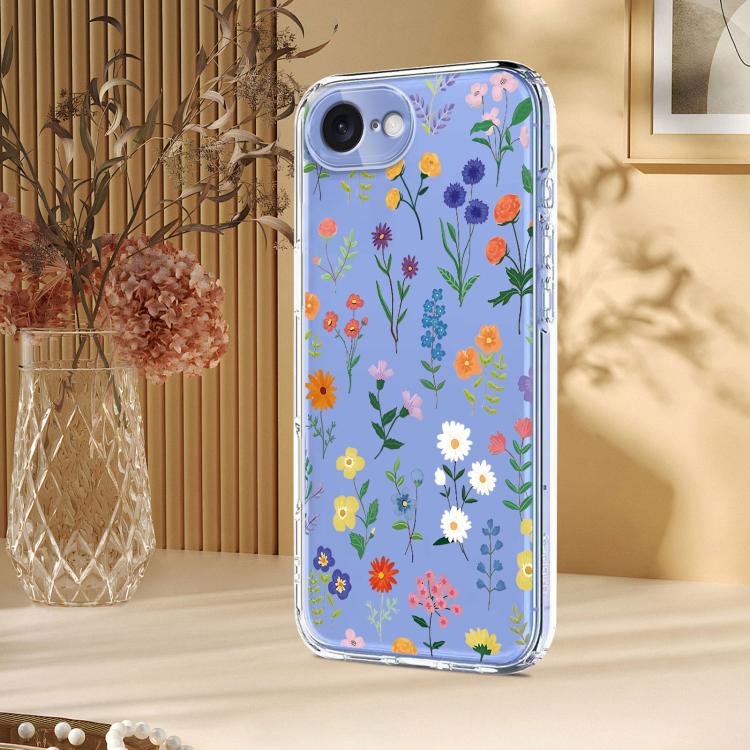 Flower Pattern Painted TPU Phone Case, For iPhone 17 Pro Max, For iPhone 17 Pro, For iPhone 17, For iPhone 17 Air