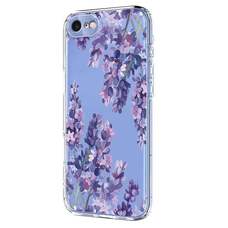 Flower Pattern Painted TPU Phone Case, For iPhone 14 Pro Max, For iPhone SE 2022 / 2020 / 8 / 7, For iPhone 13 Pro Max, For iPhone 13 Pro