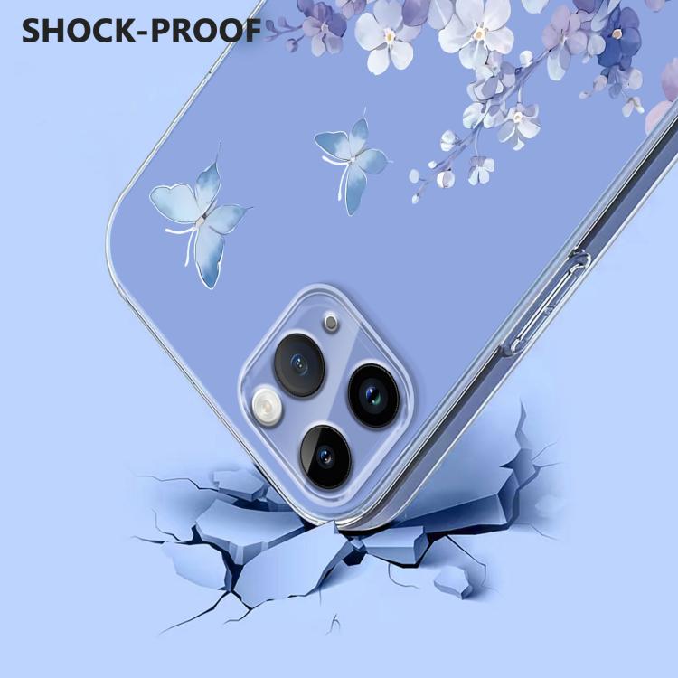 Flower Pattern Painted TPU Phone Case, For iPhone 11 Pro Max, For iPhone 11, For iPhone 11 Pro, For iPhone X / XS