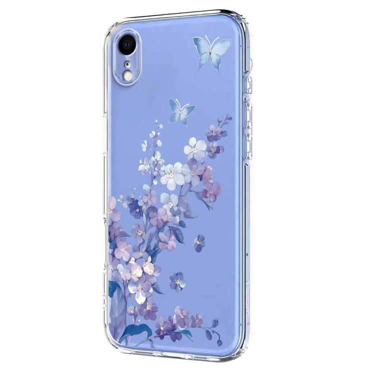 Flower Pattern Painted TPU Phone Case, For iPhone XR, For iPhone XS Max, For iPhone 8 Plus / 7 Plus