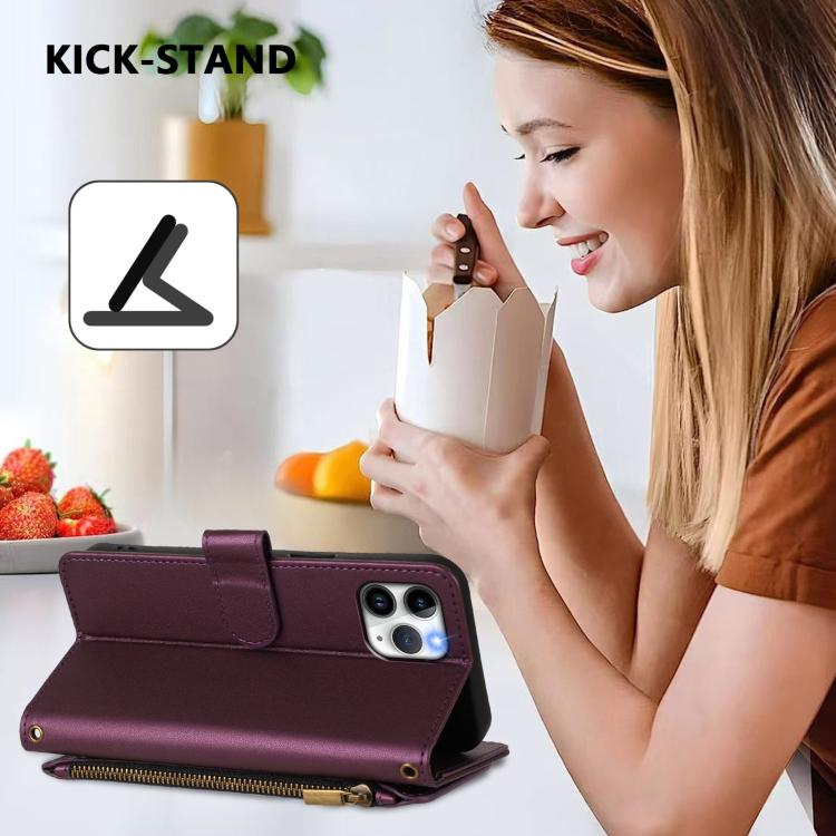 Butterfly Love Flower Multi-card Zipper Wallet Leather Phone Case, For iPhone 11 Pro Max, For iPhone 11, For iPhone 11 Pro