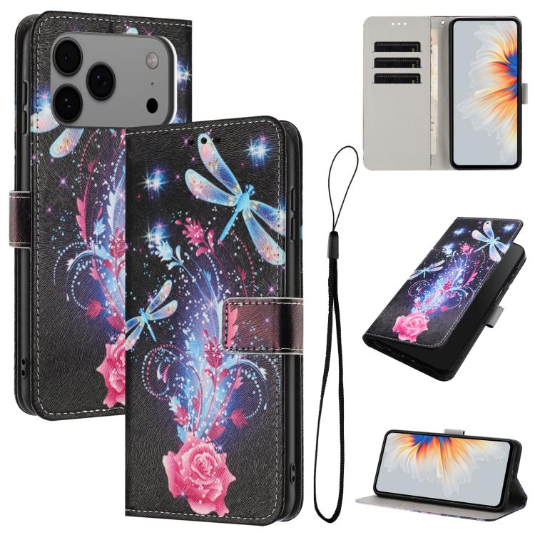 Color Drawing Pattern Leather Phone Case, For iPhone 17 Pro Max, For iPhone 17 Pro, For iPhone 17