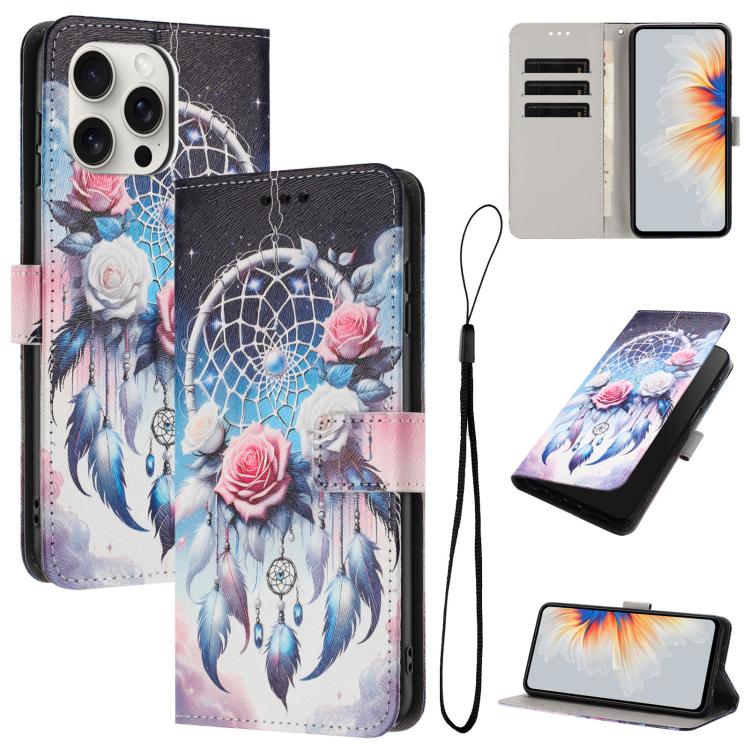 Color Drawing Pattern Leather Phone Case, For iPhone 17 Air