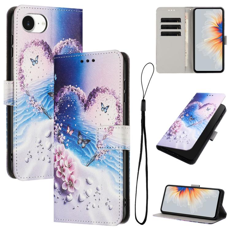 Color Drawing Pattern Leather Phone Case, For iPhone 17 Air