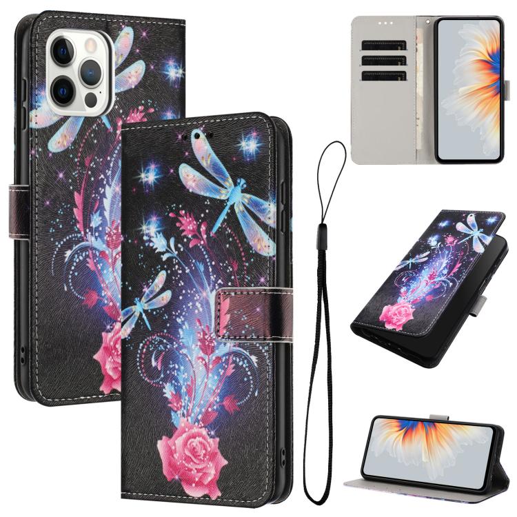 Color Drawing Pattern Leather Phone Case, For iPhone 12 Pro Max, For iPhone 11 Pro Max, For iPhone 11