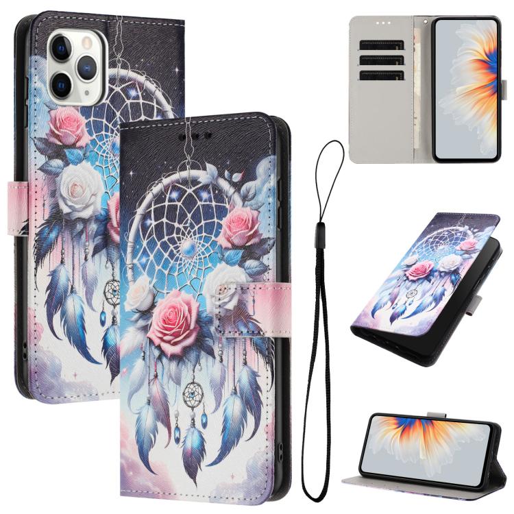 Color Drawing Pattern Leather Phone Case, For iPhone 12 Pro Max, For iPhone 11 Pro Max, For iPhone 11