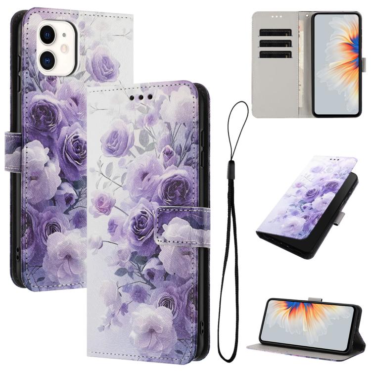 Color Drawing Pattern Leather Phone Case, For iPhone 12 Pro Max, For iPhone 11 Pro Max, For iPhone 11