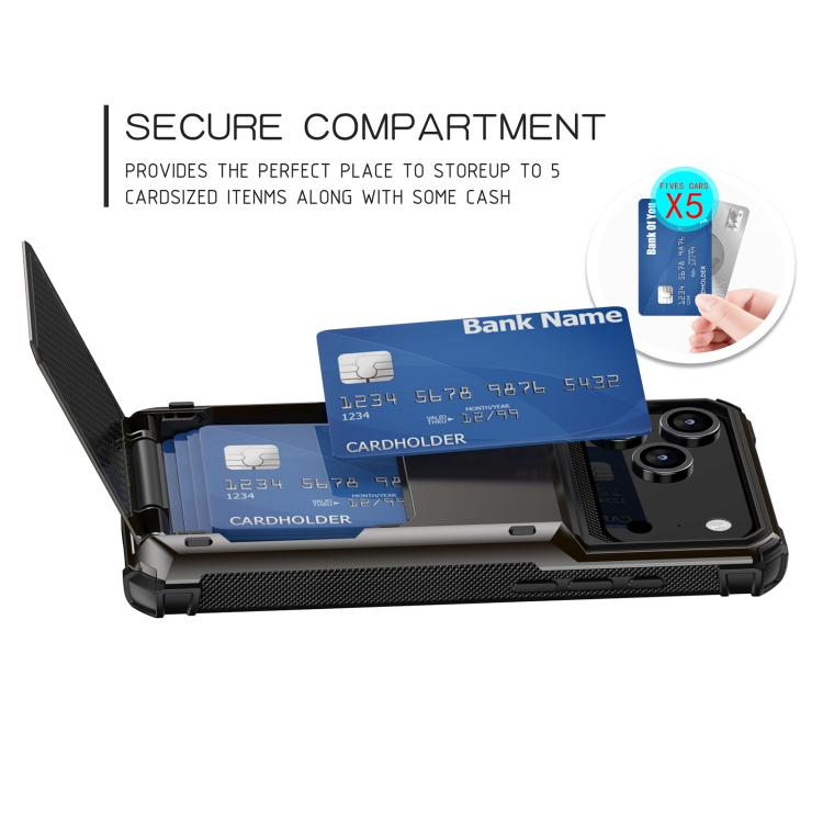 Scratch-Resistant Shockproof Heavy Duty Rugged Armor Phone Case, For iPhone 17 Pro Max, For iPhone 17 Pro