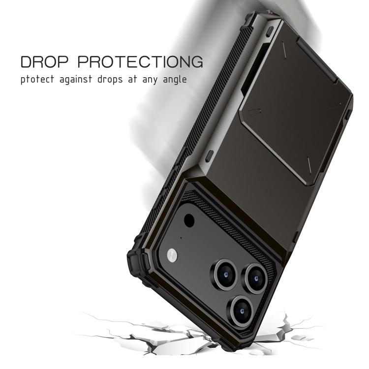 Scratch-Resistant Shockproof Heavy Duty Rugged Armor Phone Case, For iPhone 17 Pro Max, For iPhone 17 Pro