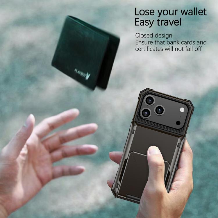Scratch-Resistant Shockproof Heavy Duty Rugged Armor Phone Case, For iPhone 17 Pro Max, For iPhone 17 Pro