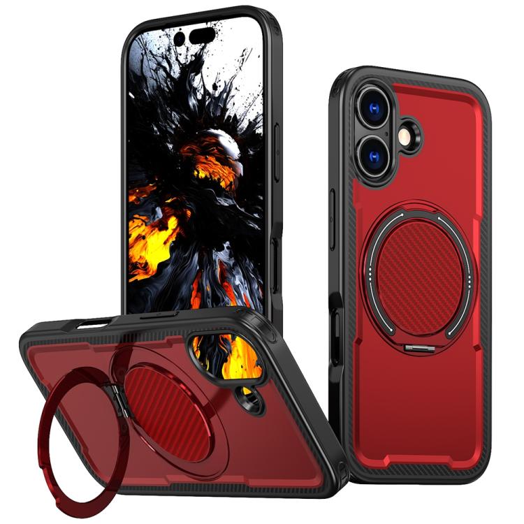 Metal 360 Degree Rotation Holder MagSafe Phone Case, For iPhone 17 Pro Max, For iPhone 17 Pro, For iPhone 17, For iPhone 17 Air