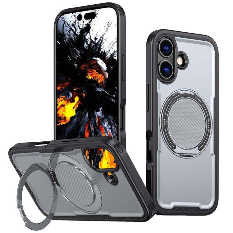 Metal 360 Degree Rotation Holder MagSafe Phone Case, For iPhone 17 Pro Max, For iPhone 17 Pro, For iPhone 17, For iPhone 17 Air
