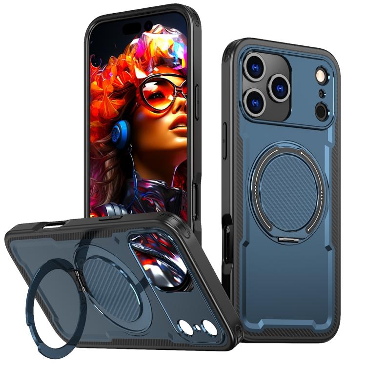 Metal 360 Degree Rotation Holder MagSafe Phone Case, For iPhone 17 Pro Max, For iPhone 17 Pro, For iPhone 17, For iPhone 17 Air