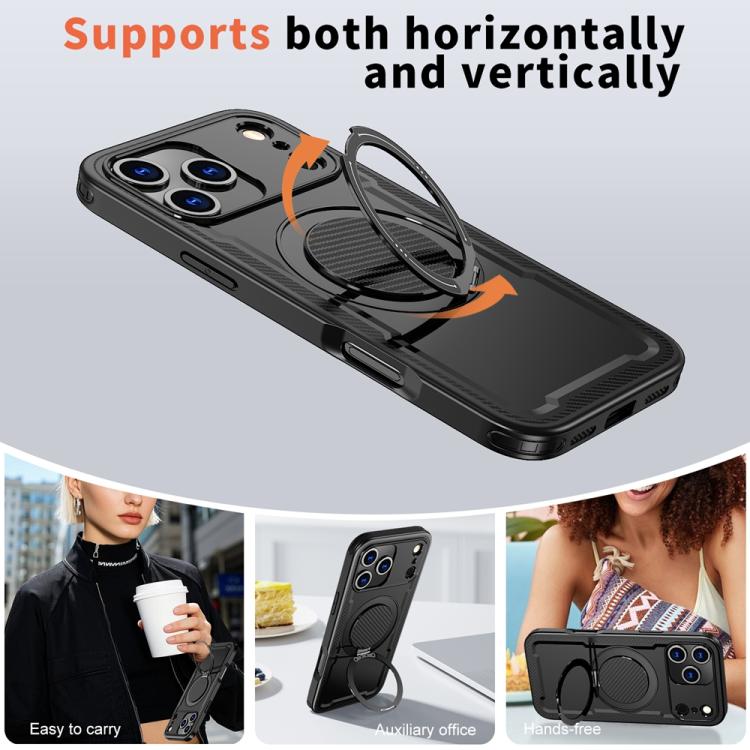 Metal 360 Degree Rotation Holder MagSafe Phone Case, For iPhone 17 Pro Max, For iPhone 17 Pro, For iPhone 17, For iPhone 17 Air
