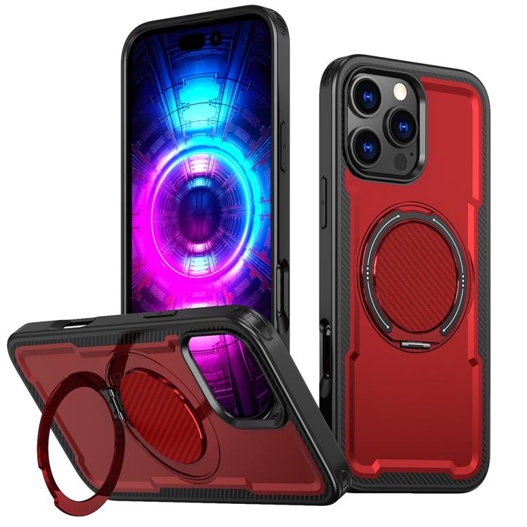 Metal 360 Degree Rotation Holder MagSafe Phone Case, For iPhone 16 Pro Max, For iPhone 16 Pro, For iPhone 16 Plus, For iPhone 16