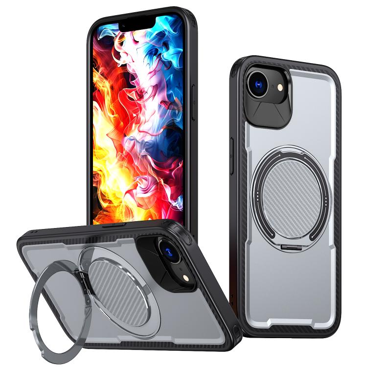 Metal 360 Degree Rotation Holder MagSafe Phone Case, For iPhone 16 Pro Max, For iPhone 16 Pro, For iPhone 16 Plus, For iPhone 16