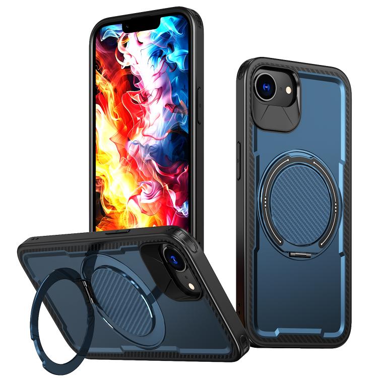 Metal 360 Degree Rotation Holder MagSafe Phone Case, For iPhone 16 Pro Max, For iPhone 16 Pro, For iPhone 16 Plus, For iPhone 16